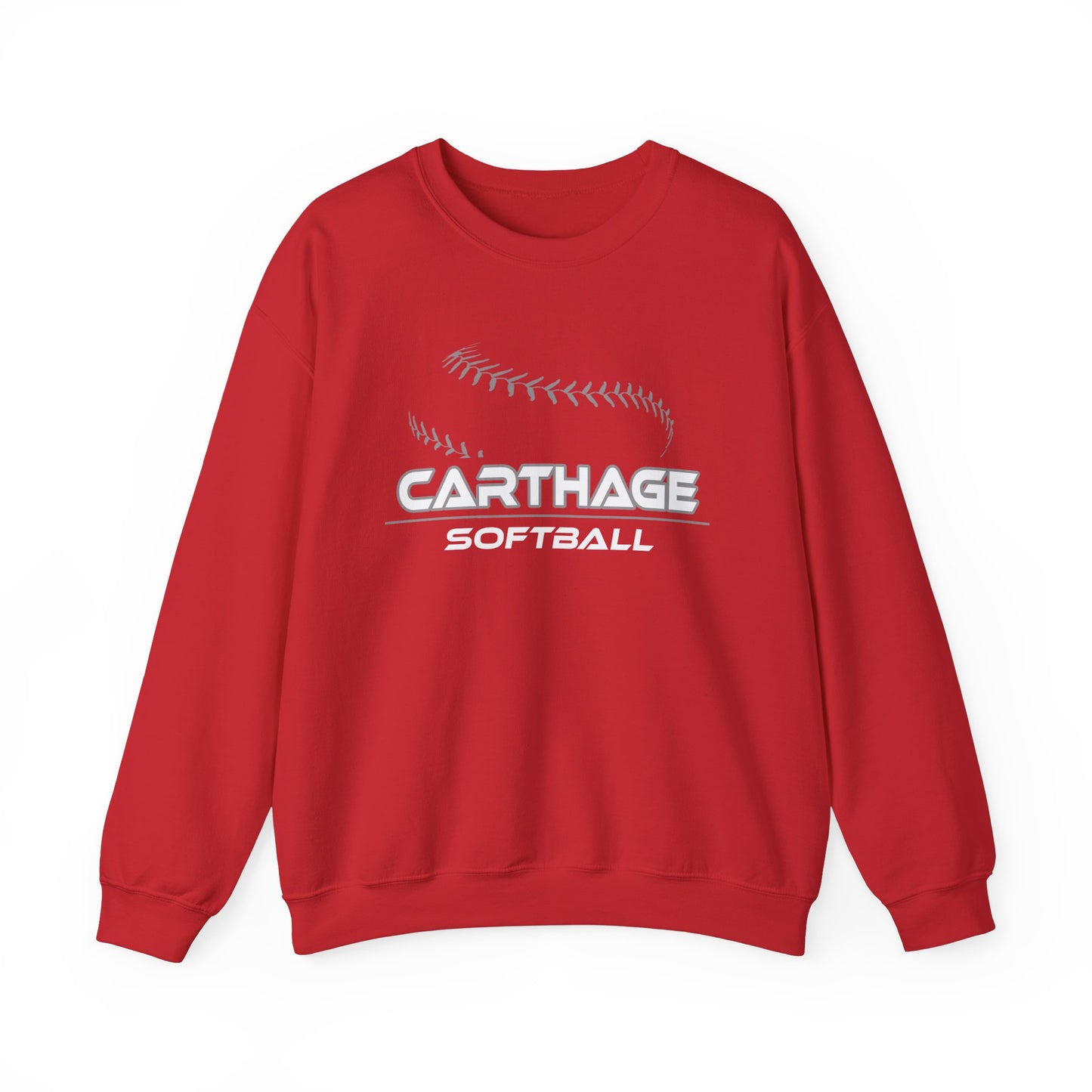 Carthage Softball Unisex Crewneck Sweatshirt - Perfect for Fans and Players