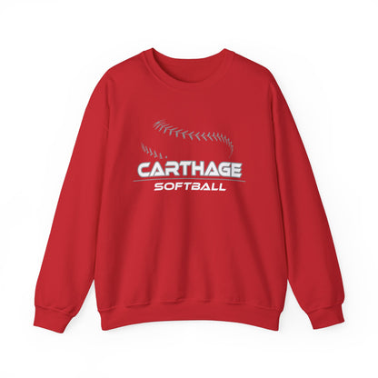 Carthage Softball Unisex Crewneck Sweatshirt - Perfect for Fans and Players