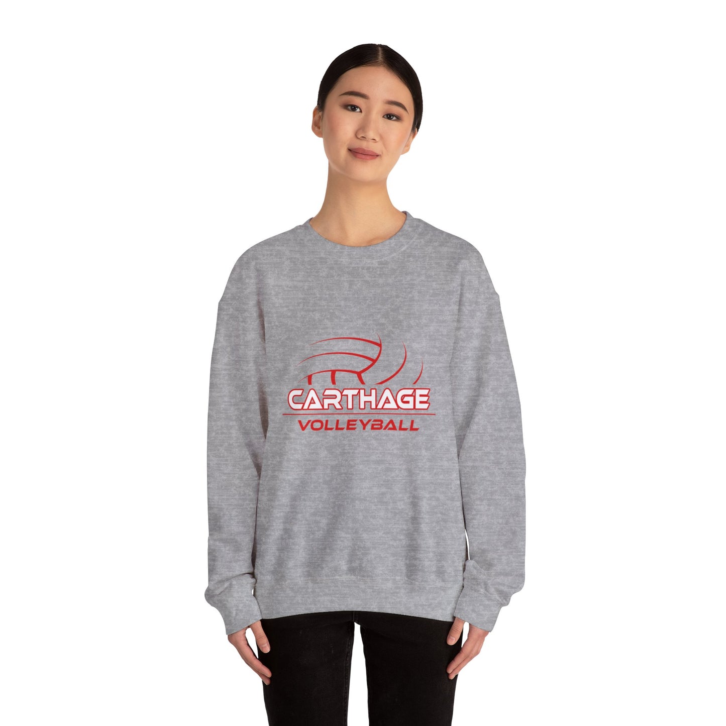 Carthage Volleyball Unisex Heavy Blend™ Sweatshirt - Perfect for Athletes & Fans