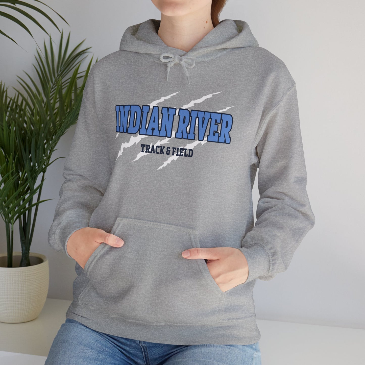 Indian River Graphic Hoodie - Cozy Unisex Heavy Blend® Sweatshirt