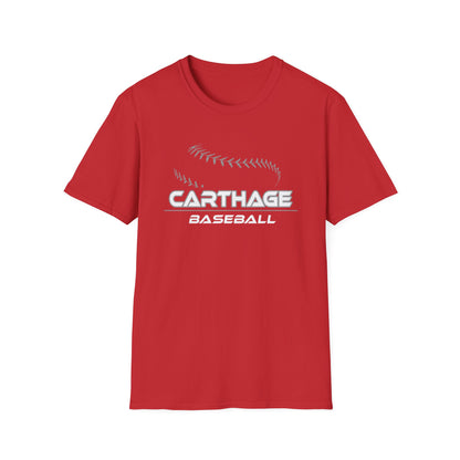 Carthage Baseball Unisex Softstyle T-Shirt - Comfortable Sports Tee for Fans