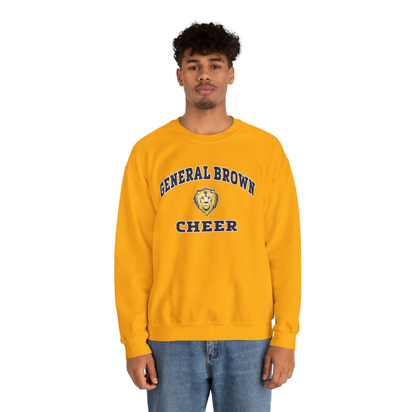 Unisex Cheer Sweatshirt - General Brown Spirit Wear