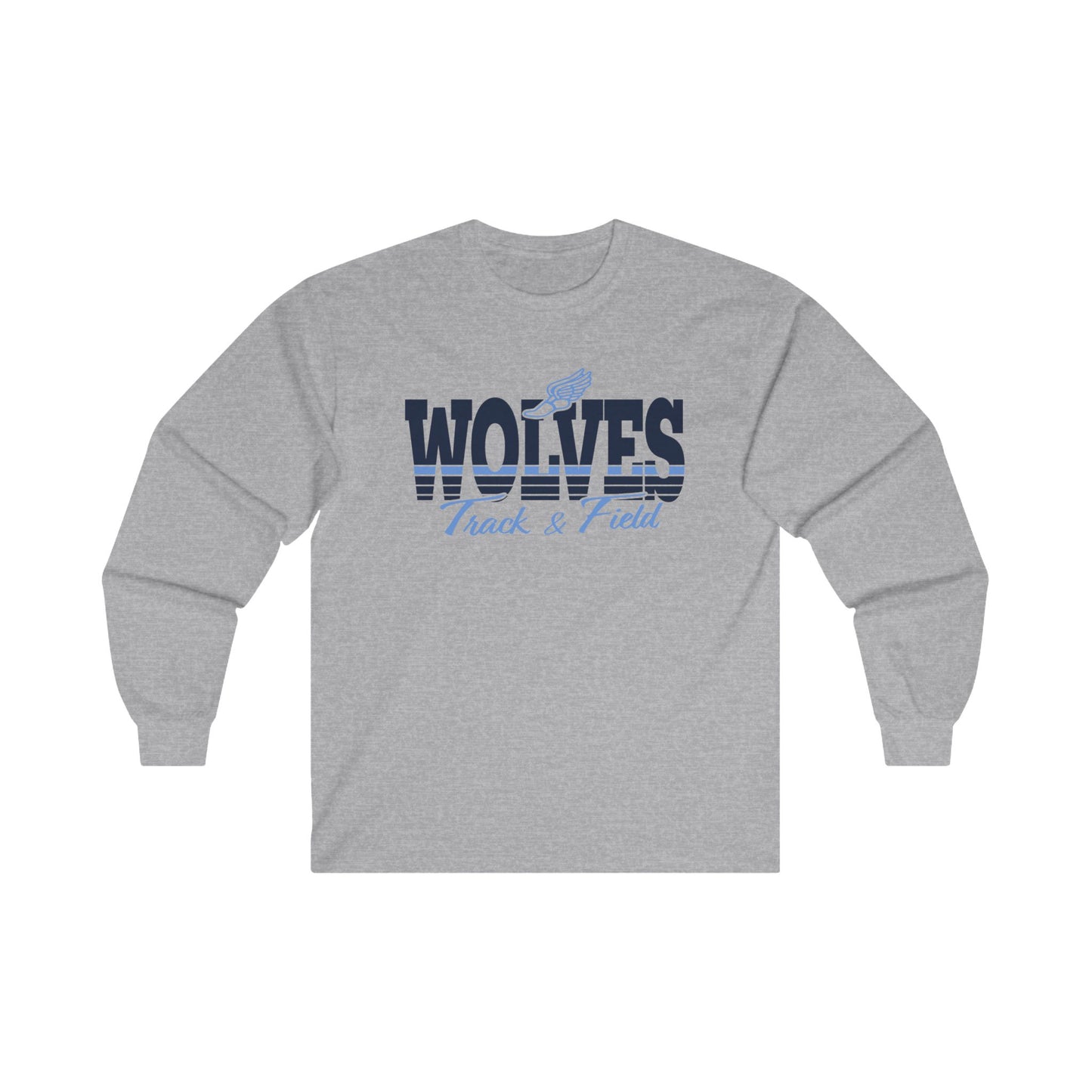 Wolves Track & Field Unisex Long Sleeve Tee - Athletic Spirit Gear