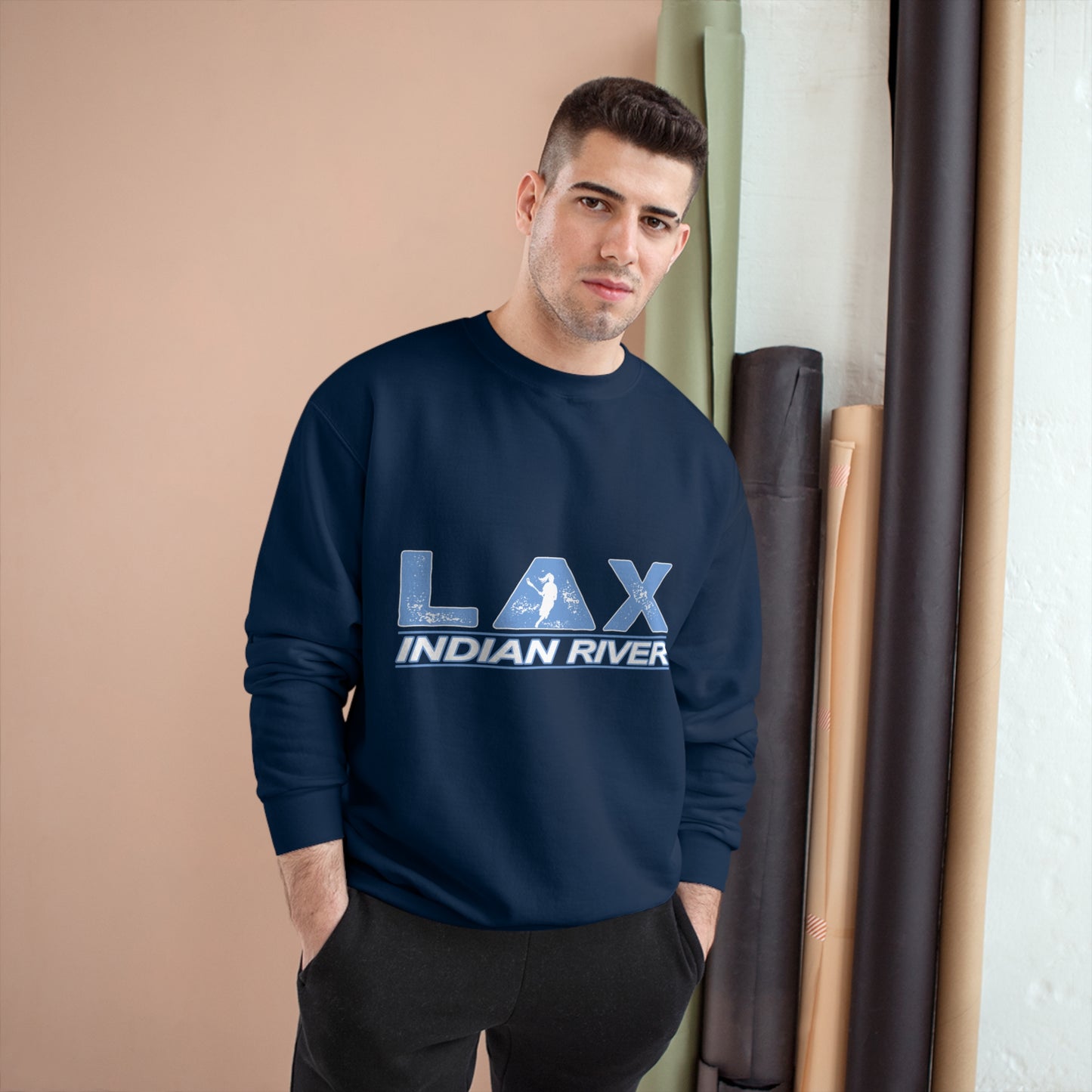 Girls LAX Indian River Champion Sweatshirt - Cozy Travel Apparel