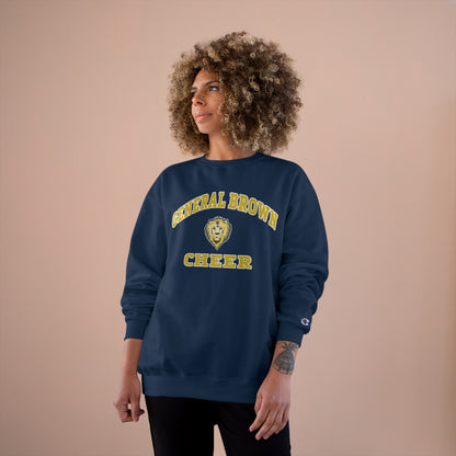 General Brown Cheer Sweatshirt - Cozy Champion Apparel for Fans