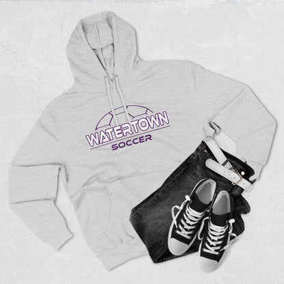 Watertown Soccer Three-Panel Fleece Hoodie - Cozy Team Spirit Wear