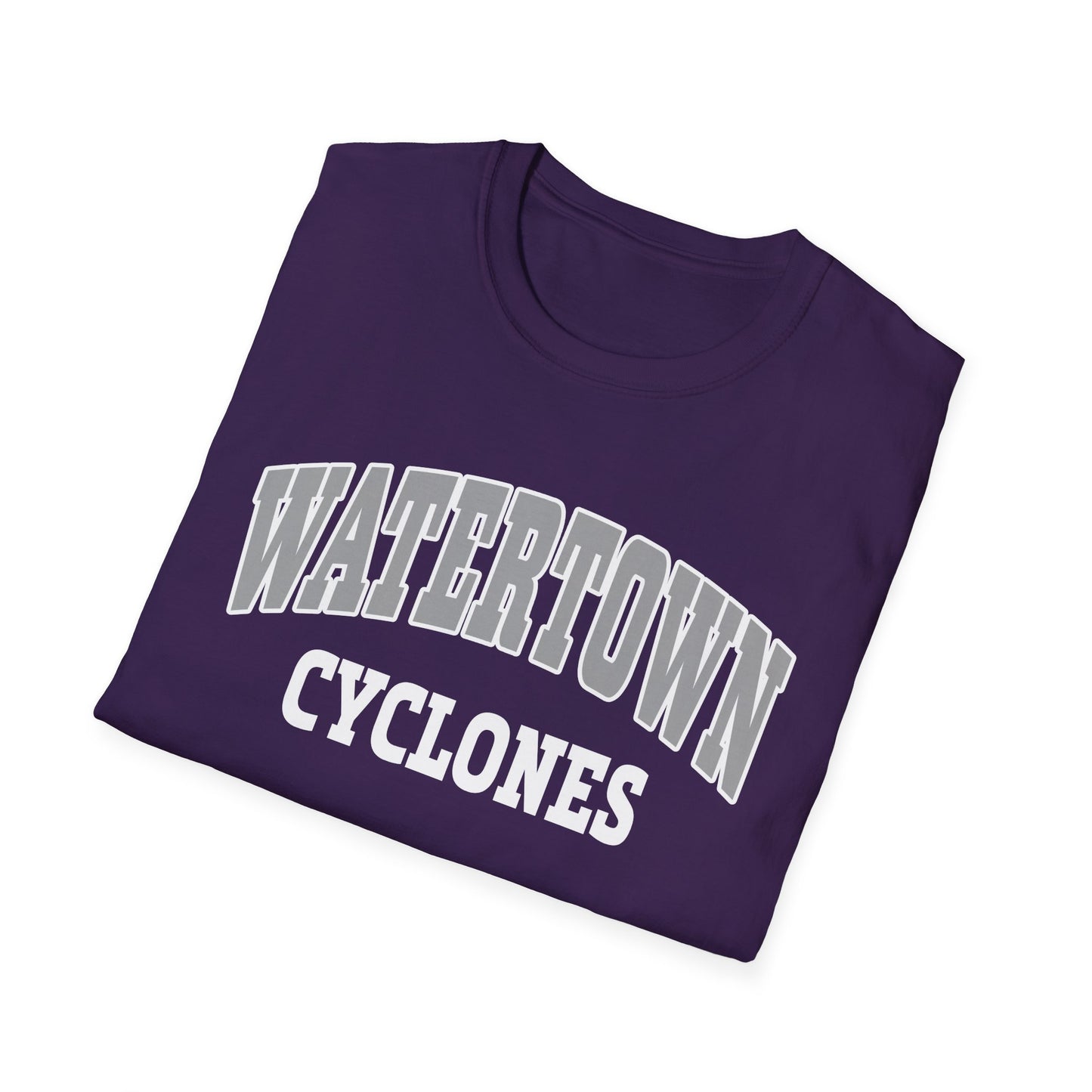 Watertown Cyclones Unisex Softstyle T-Shirt – Comfortable, Casual Wear for Sports Fans