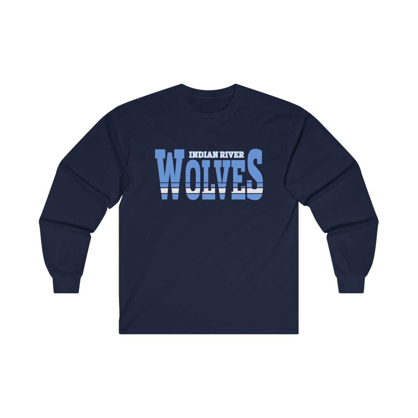 Indian River Wolves Unisex Long Sleeve Tee - Comfortable Spirit Wear for Fans