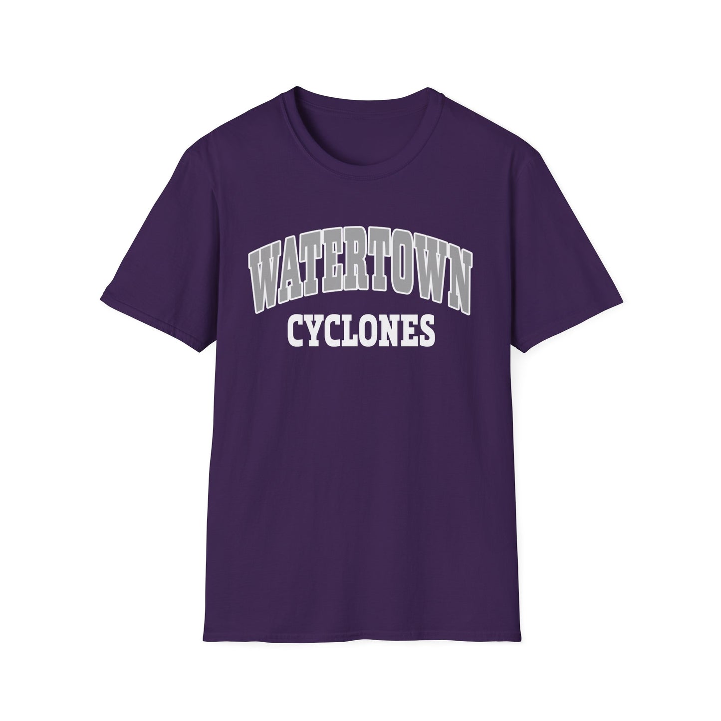 Watertown Cyclones Unisex Softstyle T-Shirt – Comfortable, Casual Wear for Sports Fans