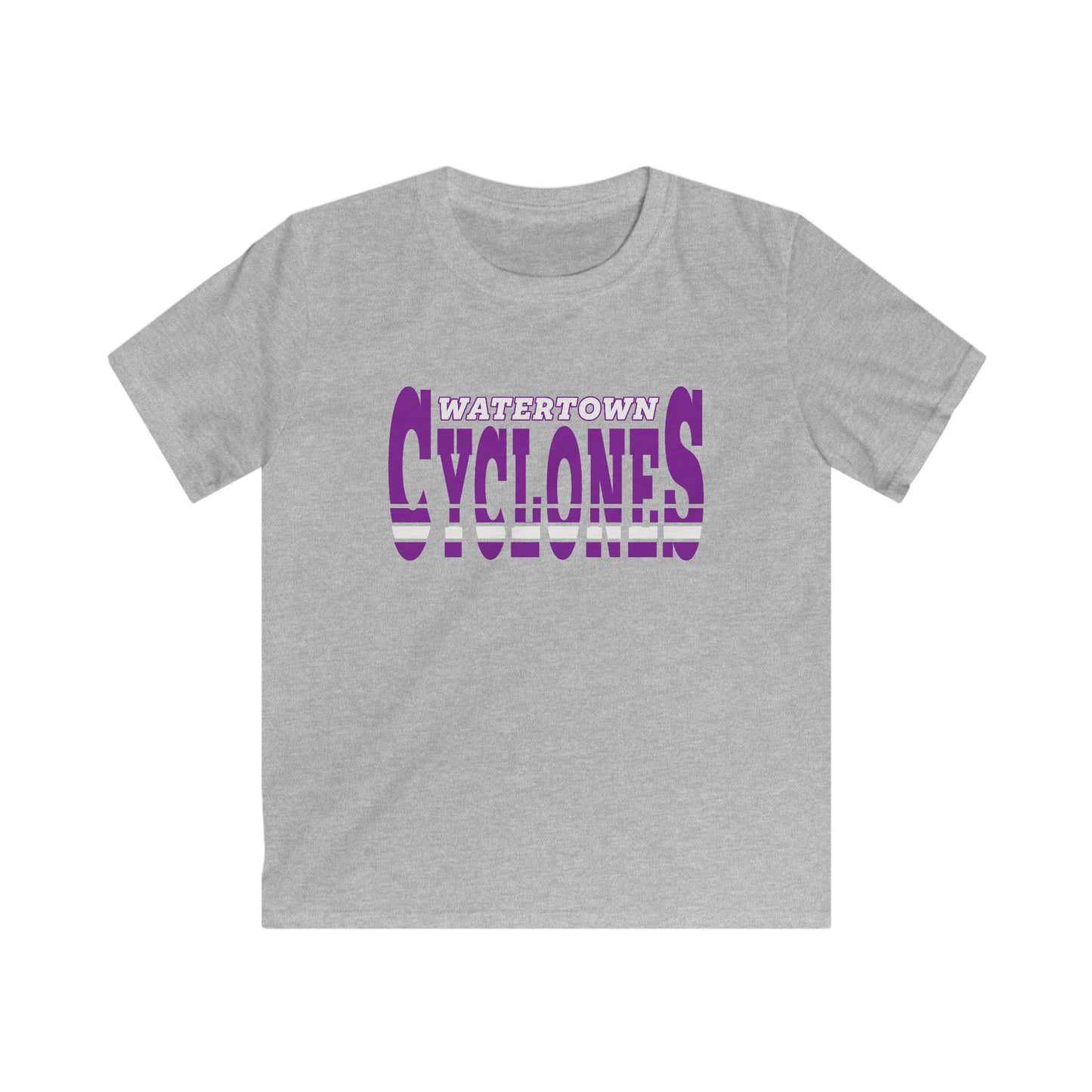 Watertown Cyclones Kids Softstyle Tee – Trendy Youth Shirt for Sports Fans