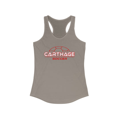 Carthage Soccer Women&#039;s Racerback Tank Top - Sporty & Stylish for Active Lifestyles