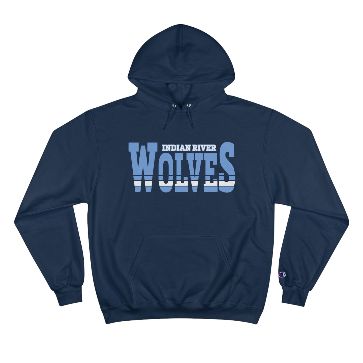 Indian River Wolves Champion Hoodie - Cozy Spirit Wear