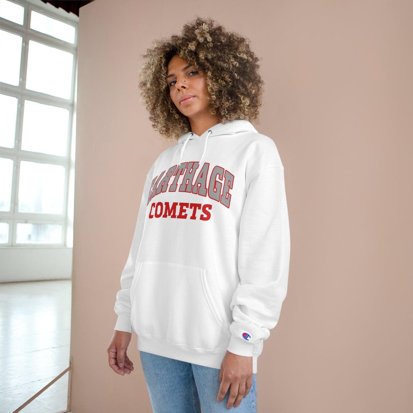 Carthage Comets Champion Hoodie - Stylish & Cozy Sweatshirt for Team Spirit