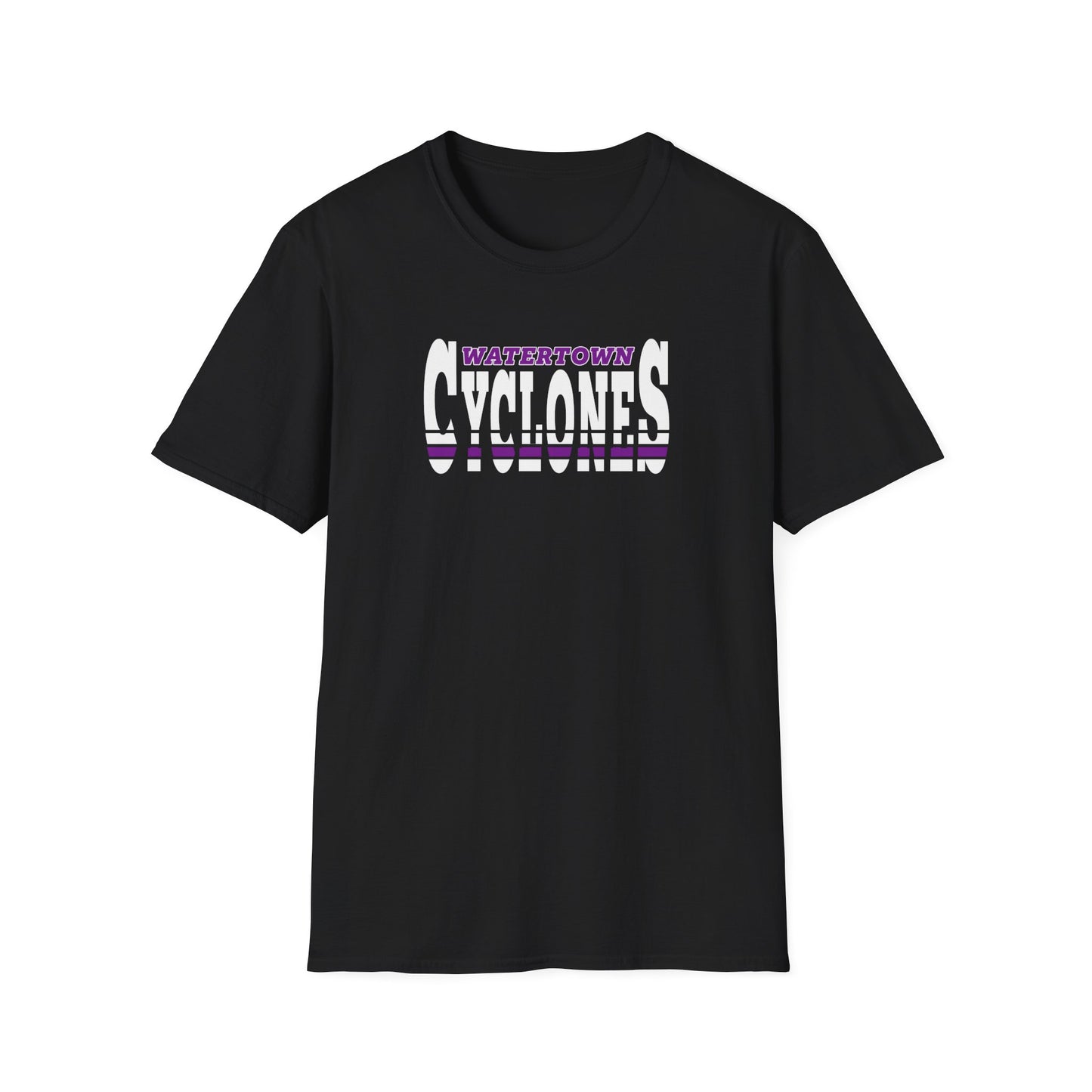 Watertown Cyclones Unisex Softstyle T-Shirt - Perfect for Sports Fans & Team Spirit