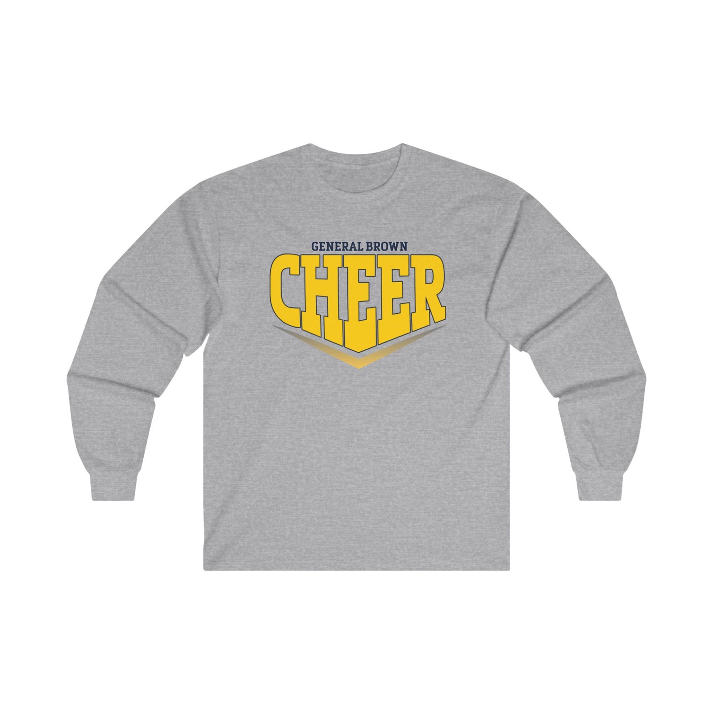 Unisex Cheer Long Sleeve Tee - Perfect for Sports Fans & Cheerleaders