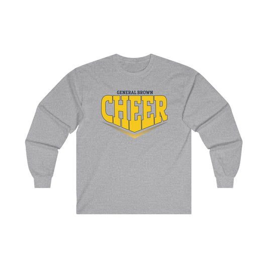 Unisex Cheer Long Sleeve Tee - Perfect for Sports Fans & Cheerleaders