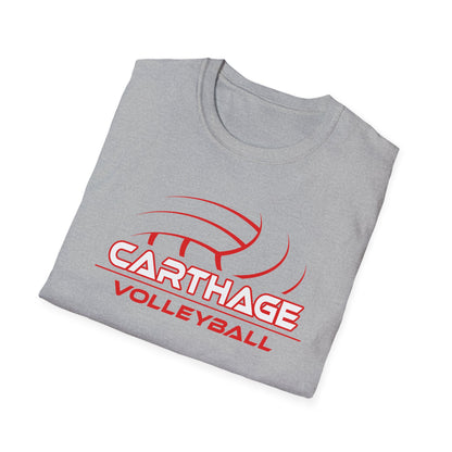 Carthage Volleyball Unisex Softstyle T-Shirt - Sporty Tee for Team Spirit