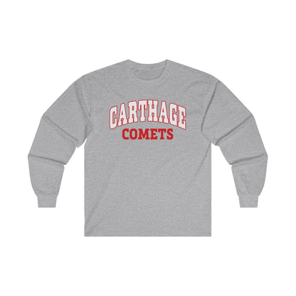 Carthage Comets Unisex Long Sleeve Tee - School Spirit Apparel