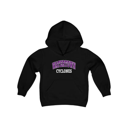 Water Town Cyclones Youth Hoodie - Cozy Black Sweatshirt for Team Spirit