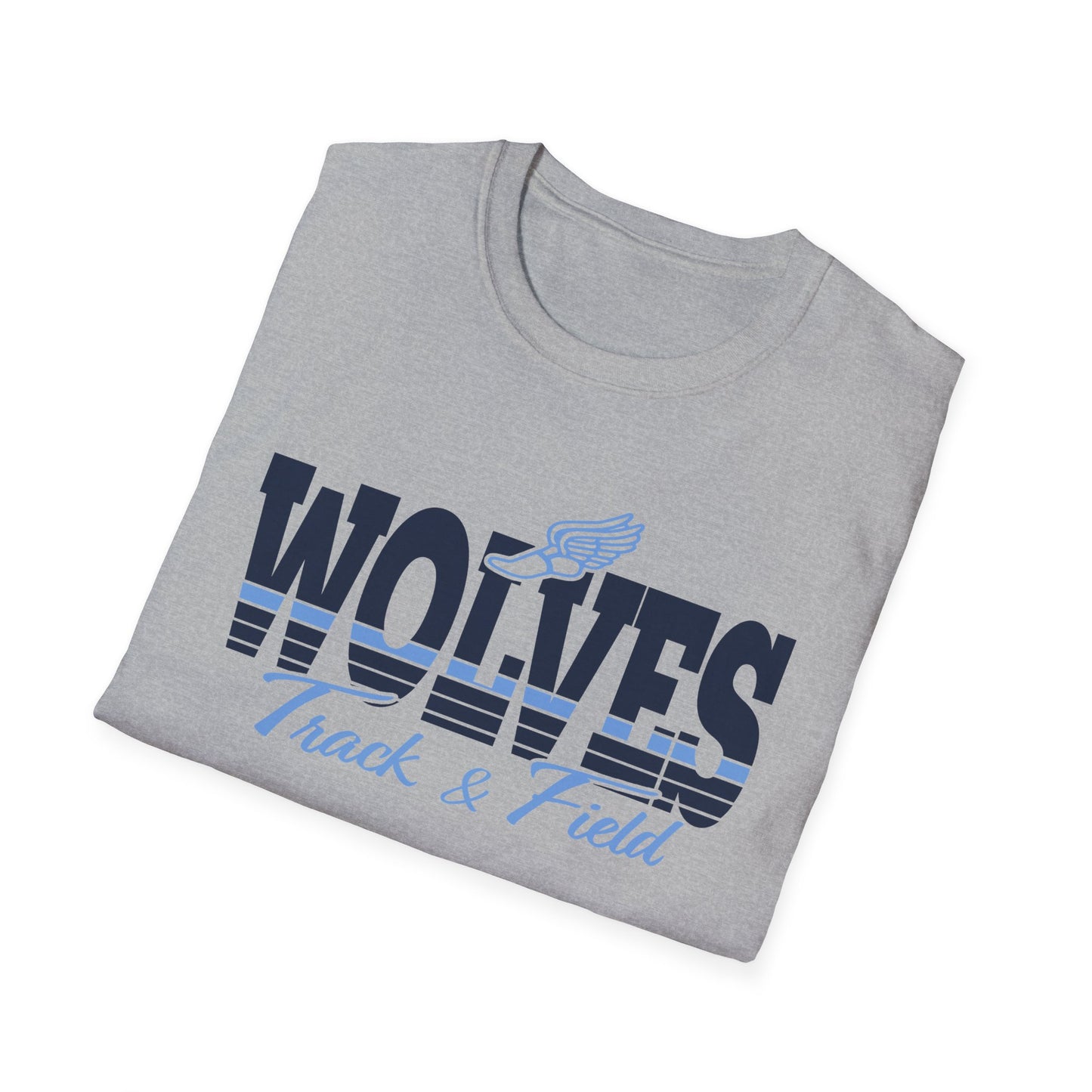 Wolves Track & Field Unisex Softstyle T-Shirt - Athletic Spirit Wear