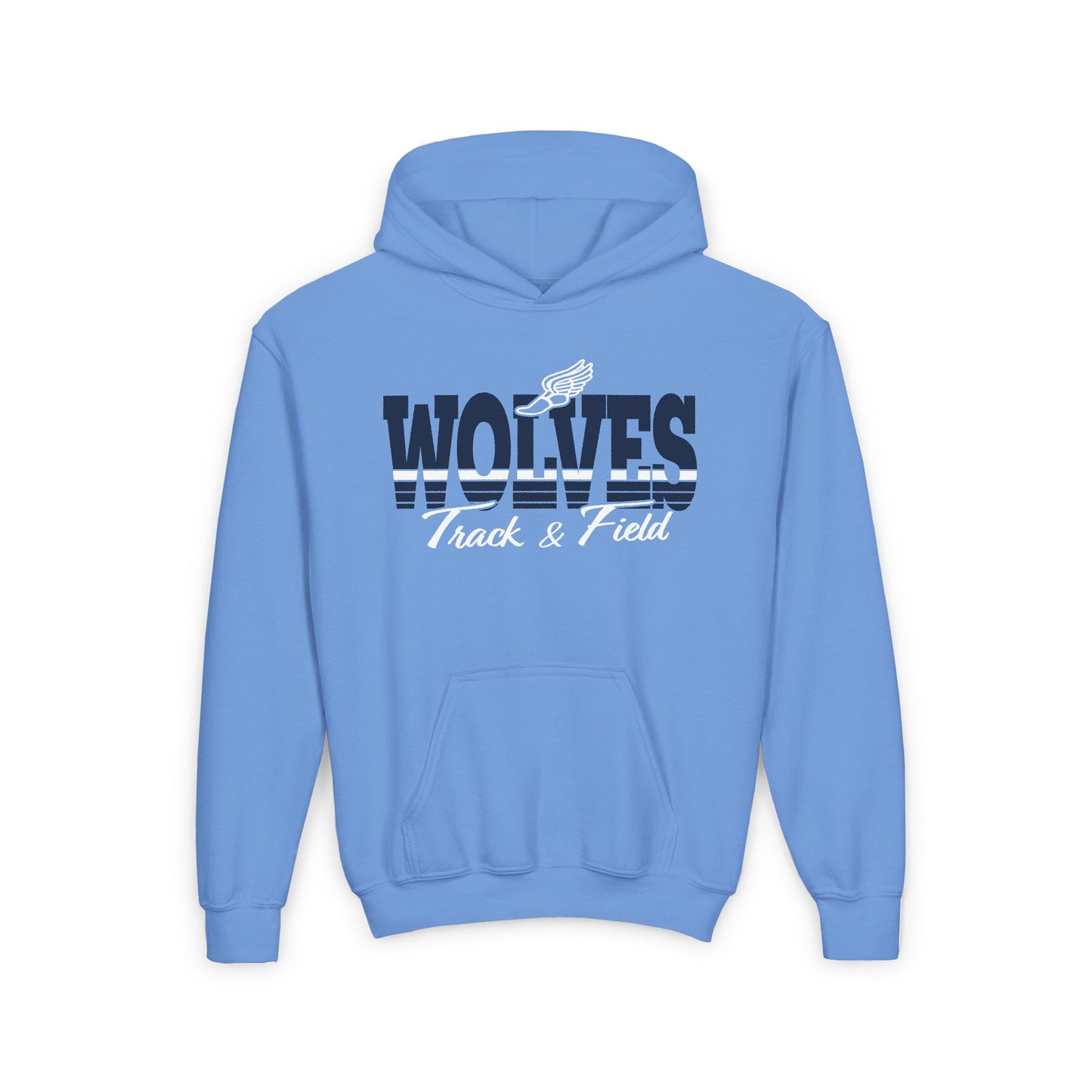 Youth Wolves Track & Field Hooded Sweatshirt - Perfect for Athletes