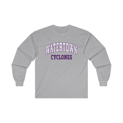 Watertown Cyclones Unisex Long Sleeve Tee - Perfect for Game Day!