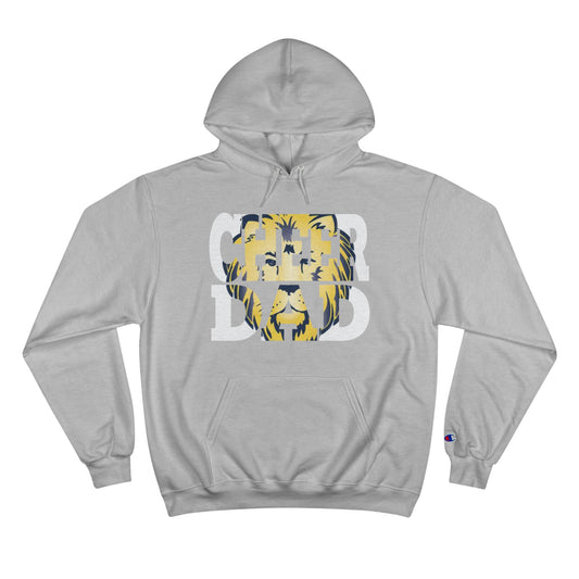 Comfortable Lion Dad Champion Hoodie - Perfect Gift for Father's Day