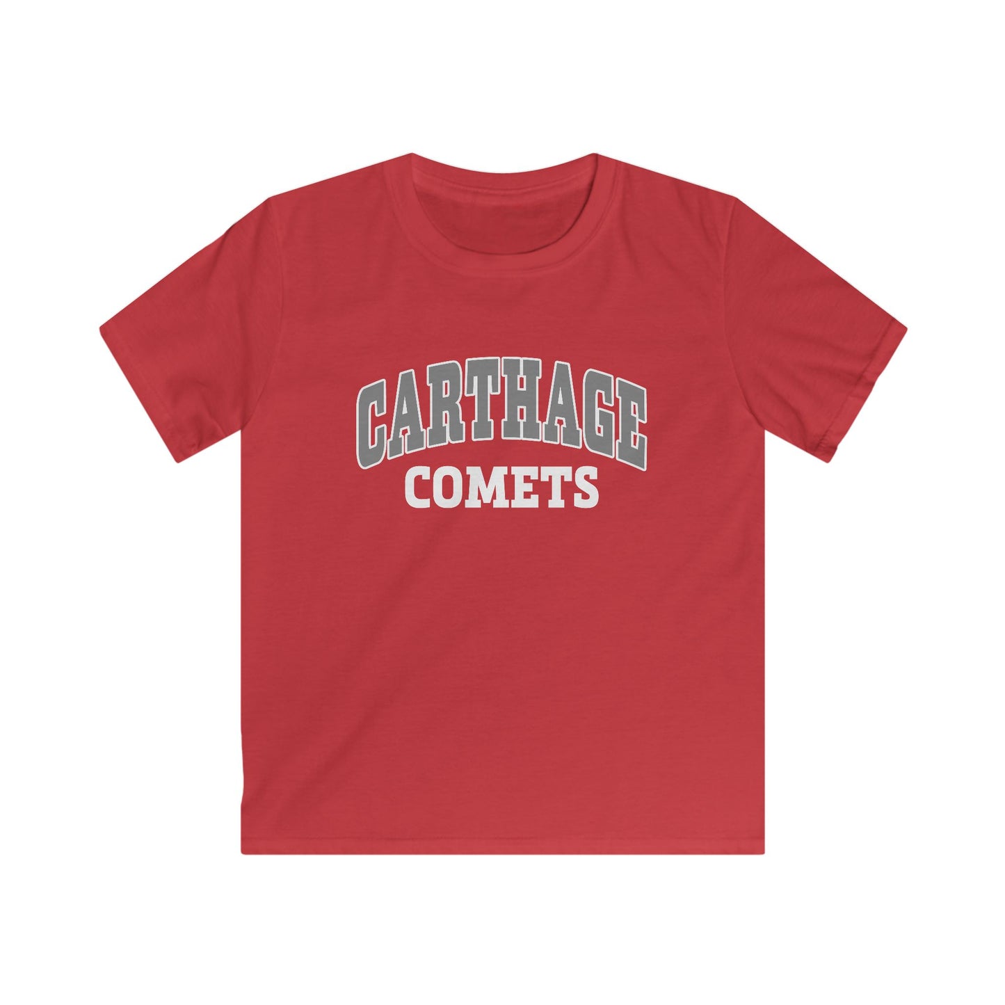 Carthage Comets Kids Softstyle Tee - Perfect for School Spirit Days