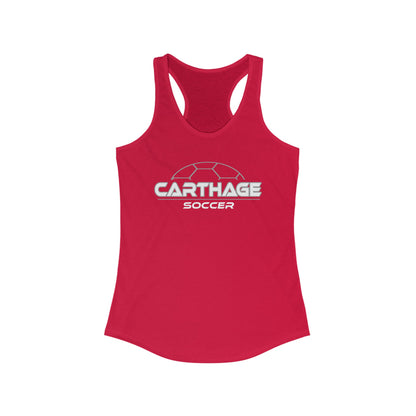 Carthage Soccer Women&#039;s Racerback Tank Top - Sporty & Stylish for Active Lifestyles