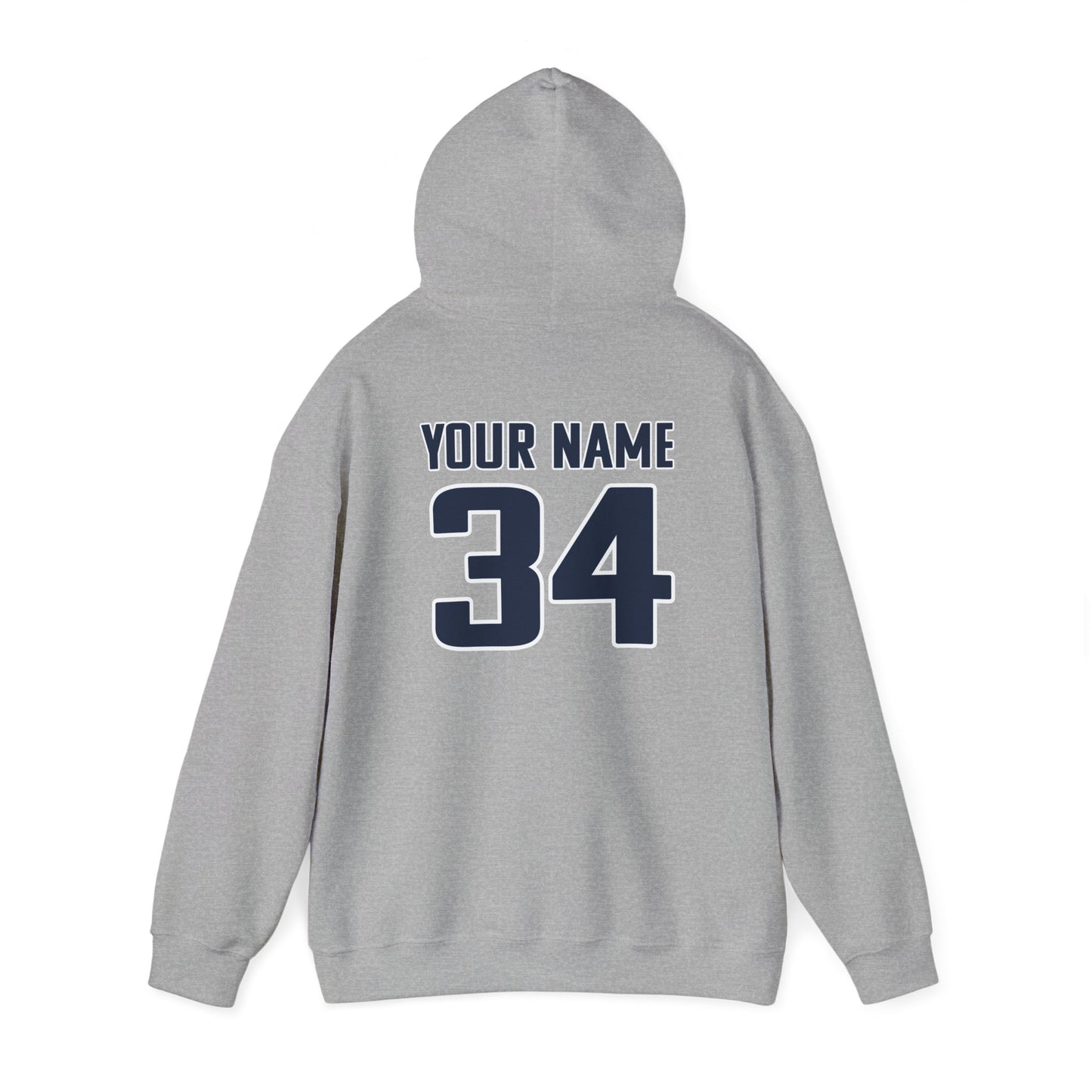 Personalized Unisex Basketball Hoodie - Gildan