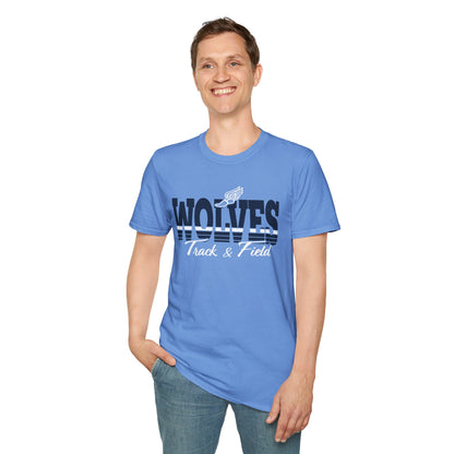 Wolves Track & Field Unisex Softstyle T-Shirt - Athletic Spirit Wear