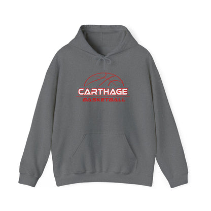 Carthage Basketball Unisex Heavy Blend Hoodie - Perfect for Fans & Athletes