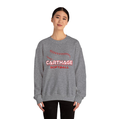 Carthage Softball Unisex Crewneck Sweatshirt - Perfect for Fans and Players