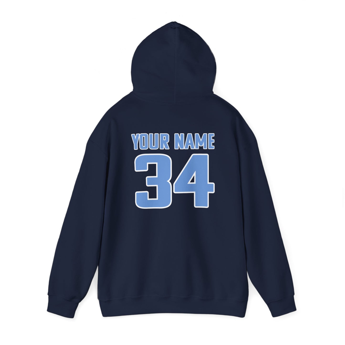 Personalized Unisex Basketball Hoodie - Gildan