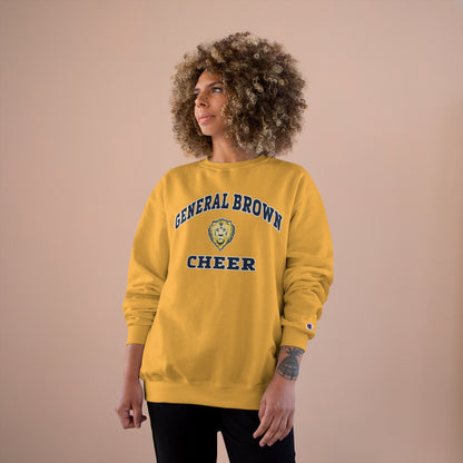 General Brown Cheer Sweatshirt - Cozy Champion Apparel for Fans