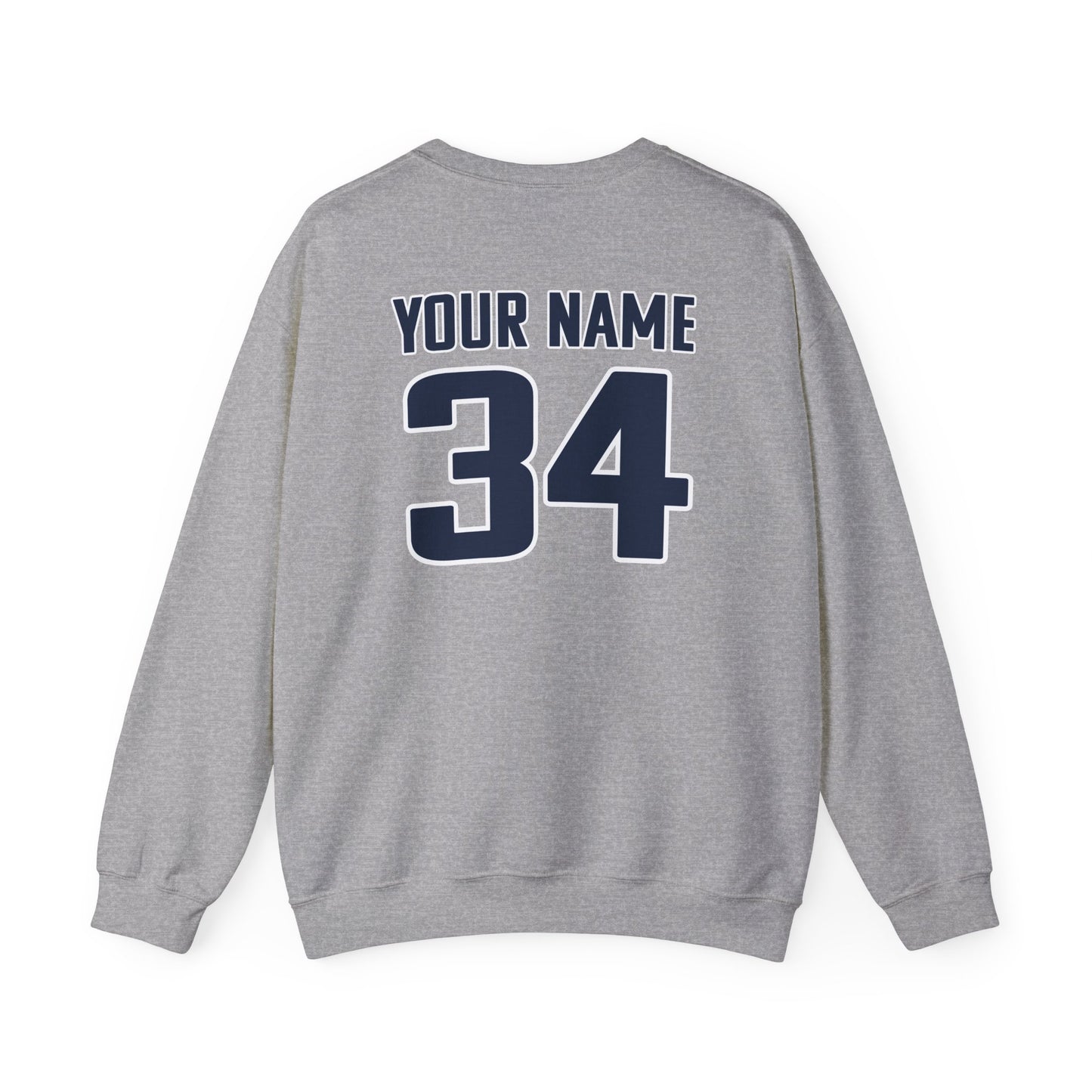 Personalized Unisex Basketball Sweatshirt - Gildan