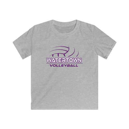 Watertown Volleyball Kids Softstyle Tee - Cheerful Sports Shirt for Young Players