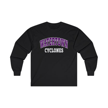 Watertown Cyclones Unisex Long Sleeve Tee - Perfect for Game Day!