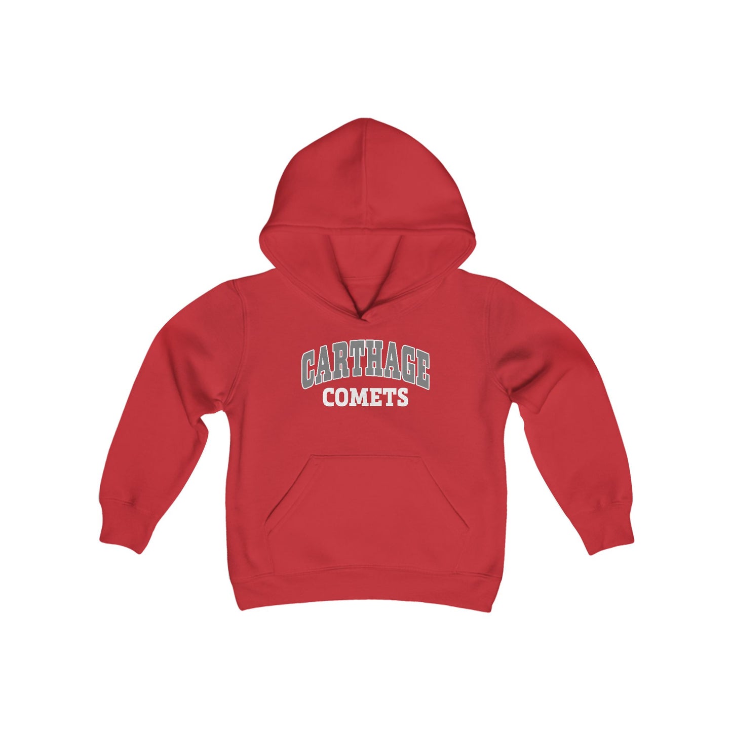 Carthage Comets Youth Hooded Sweatshirt - Cozy & Stylish for Young Fans