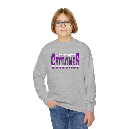 Watertown Cyclones Youth Crewneck Sweatshirt - Stylish Team Spirit Apparel