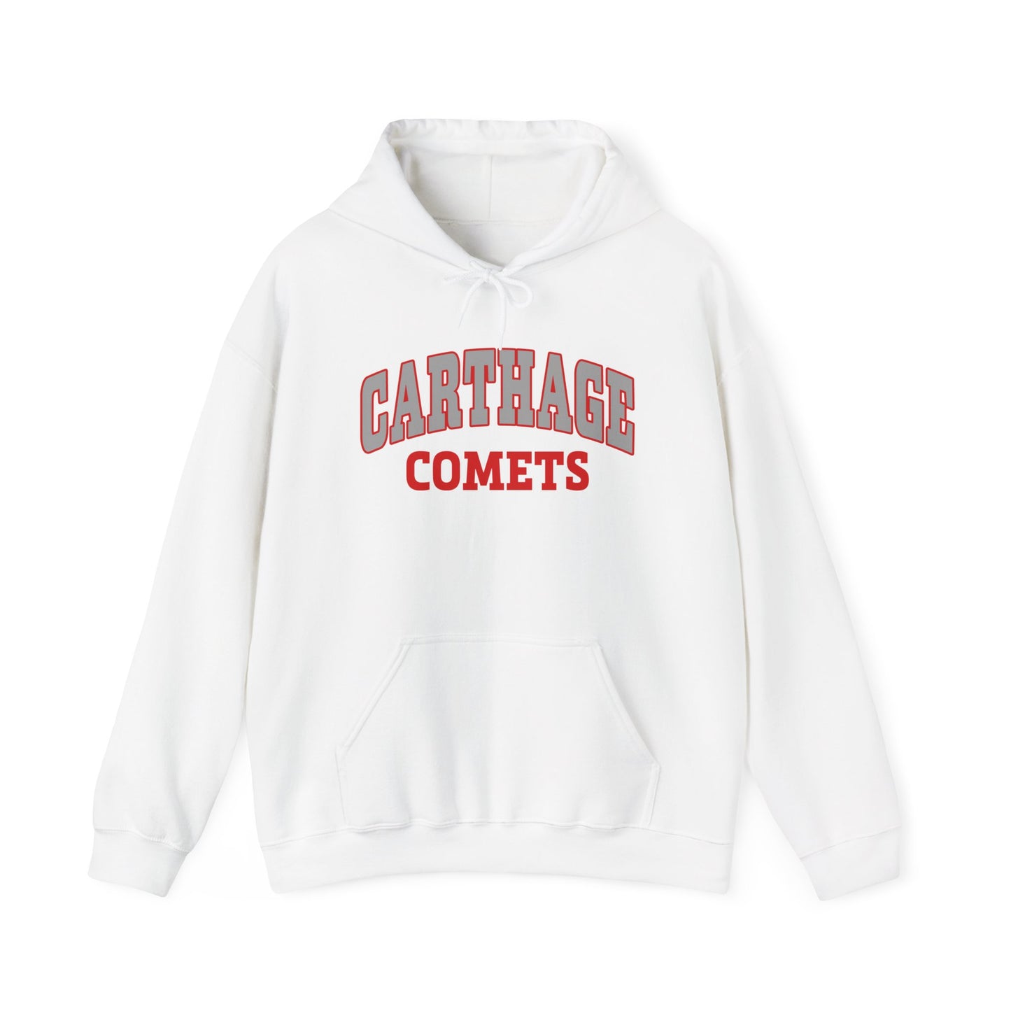 Carthage Comets Unisex Hoodie - Comfortable Heavy Blend Sweatshirt for Game Day