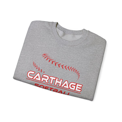 Carthage Softball Unisex Crewneck Sweatshirt - Perfect for Fans and Players