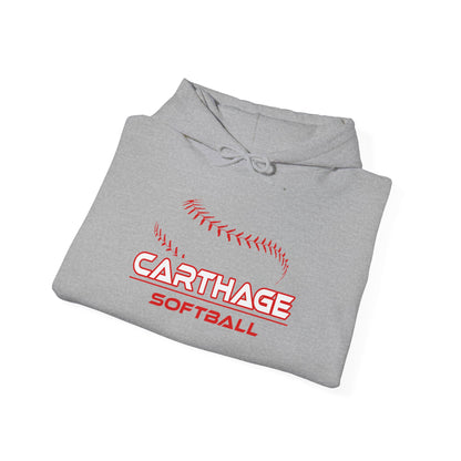 Carthage Softball Unisex Hooded Sweatshirt - Perfect for Team Spirit and Cozy Days