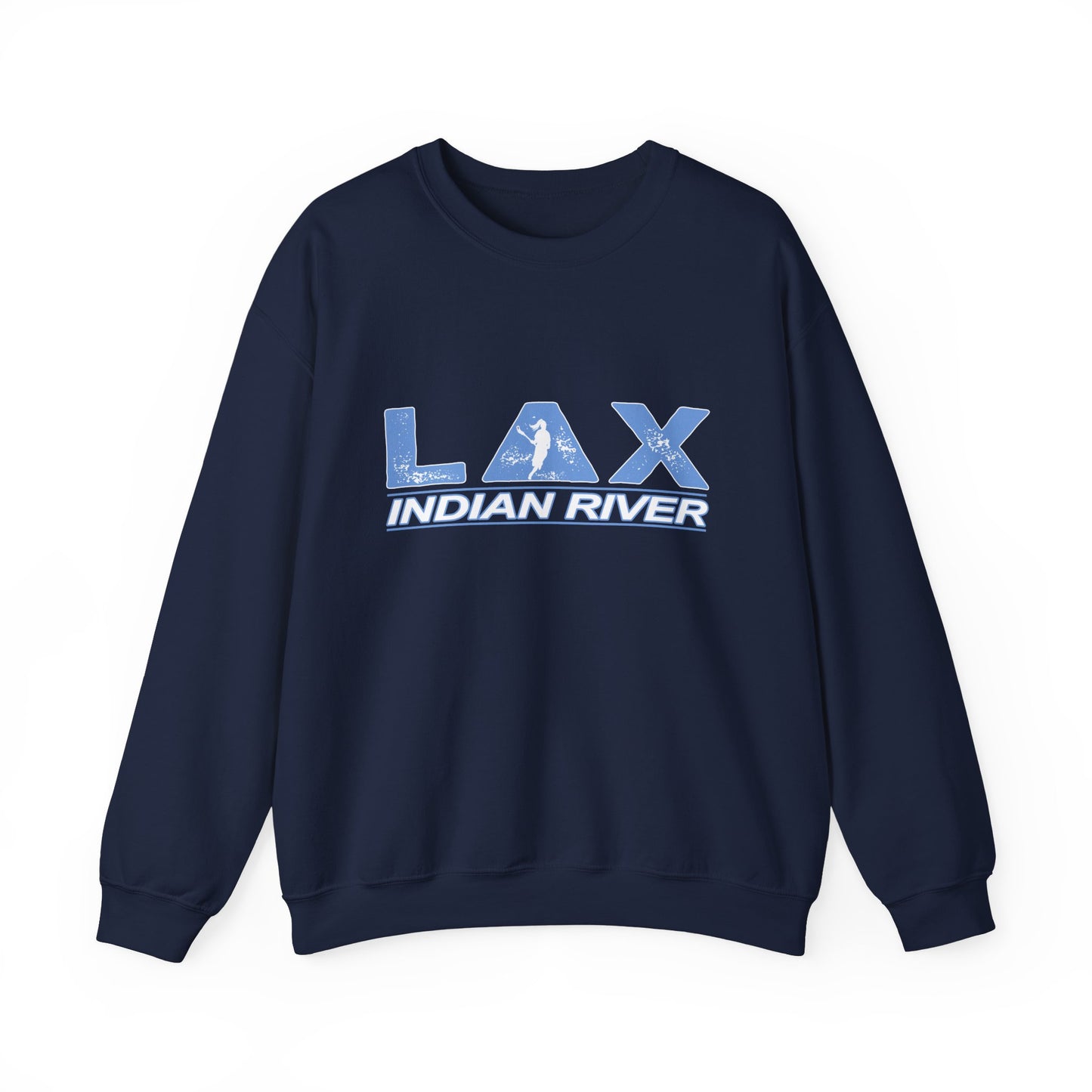 Girls LAX Indian River Unisex Crewneck Sweatshirt - Cozy Casual Wear for Sports Enthusiasts