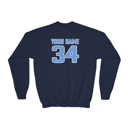 Youth Personalized Crewneck Sweatshirt - Gildan