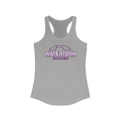 Watertown Soccer Women's Racerback Tank - Perfect for Team Spirit