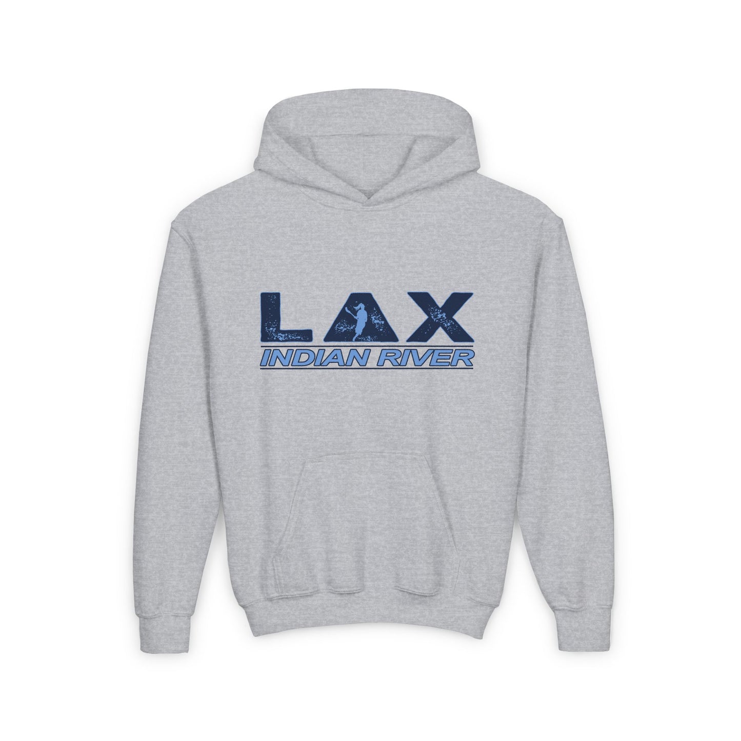 Girls Youth LAX Indian River Heavy Blend Hooded Sweatshirt - Perfect for Sports Events & Casual Wear