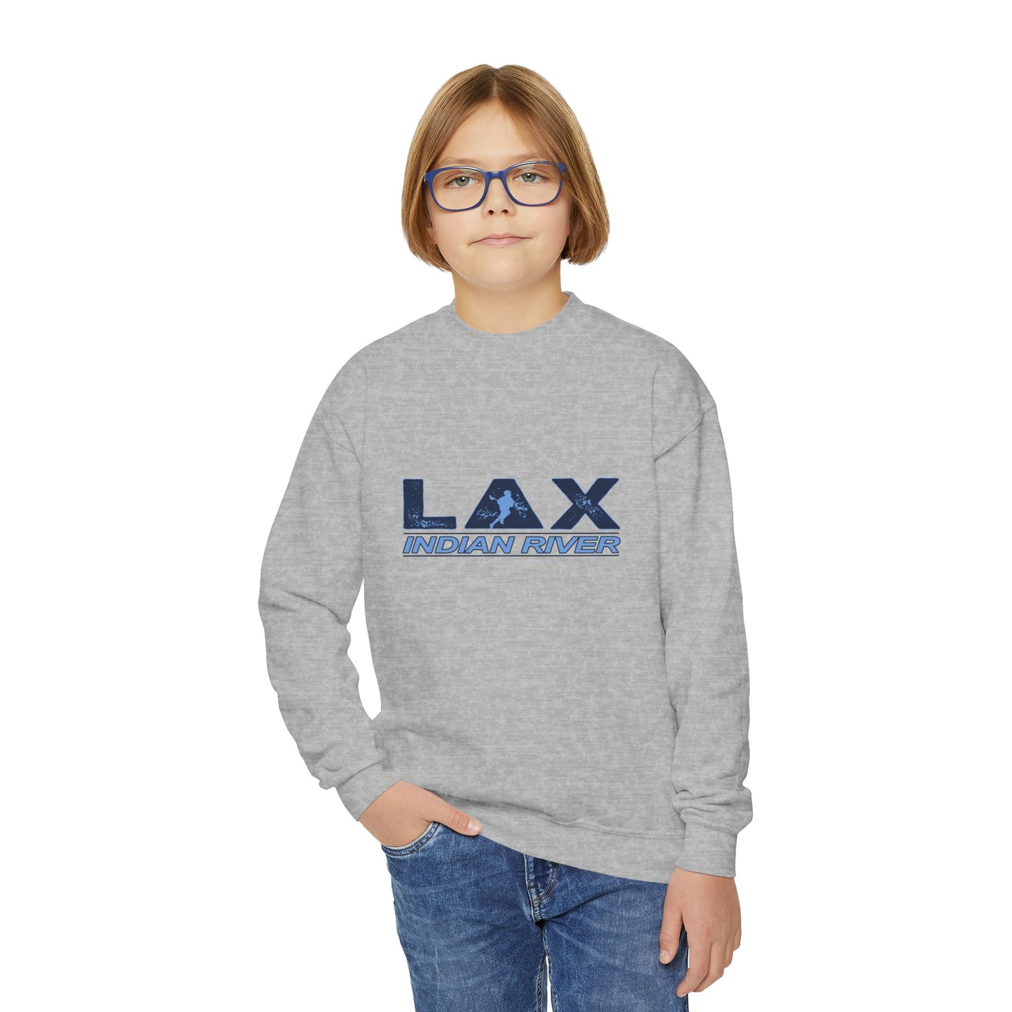 Youth LAX Indian River Crewneck Sweatshirt