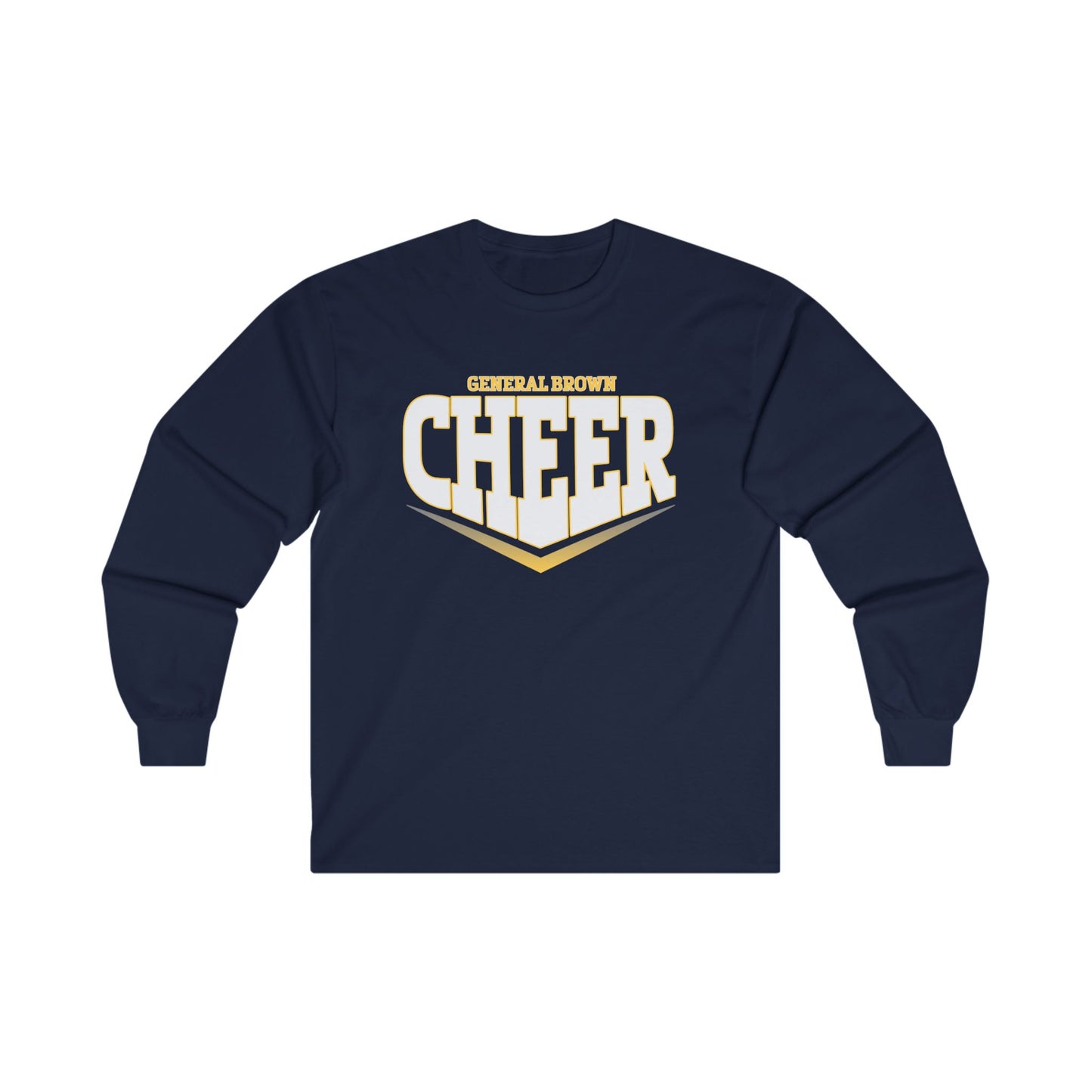 Unisex Cheer Long Sleeve Tee - Perfect for Sports Fans & Cheerleaders