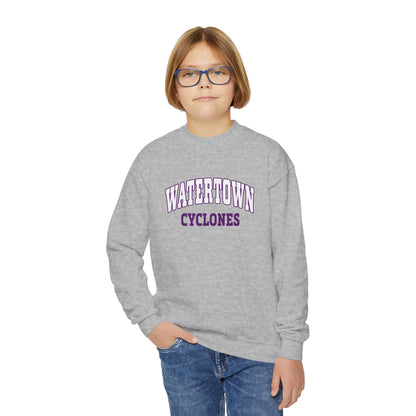 Watertown Cyclones Youth Crewneck Sweatshirt - Comfortable and Stylish Gift for Young Fans